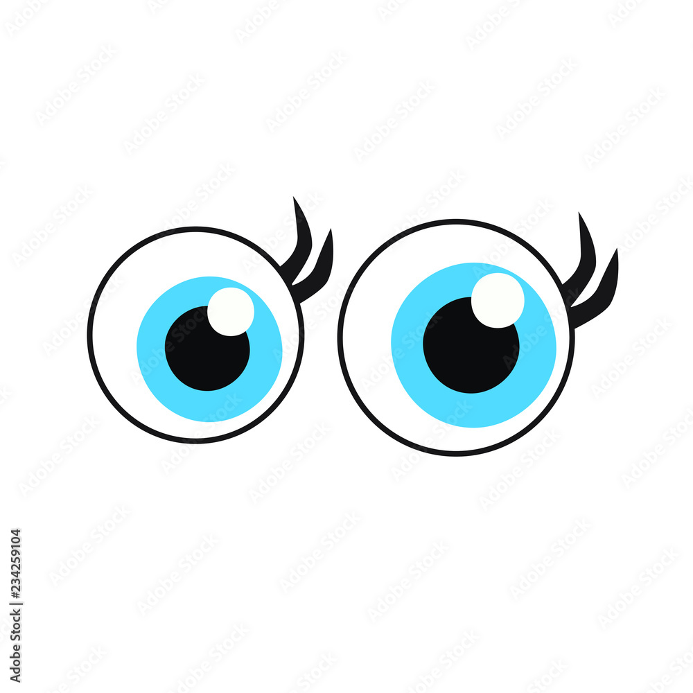 cute cartoon eyeball