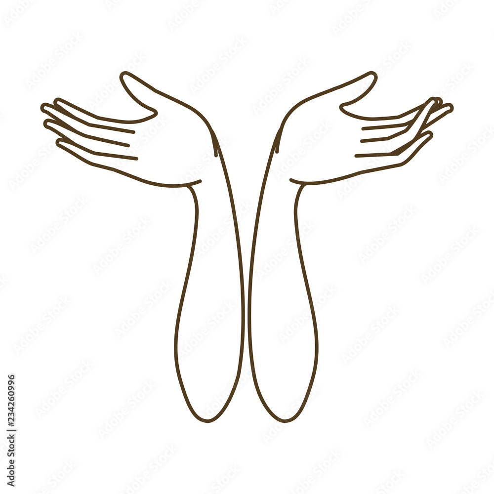 open hands receiving avatar character open hands receiving avatar character