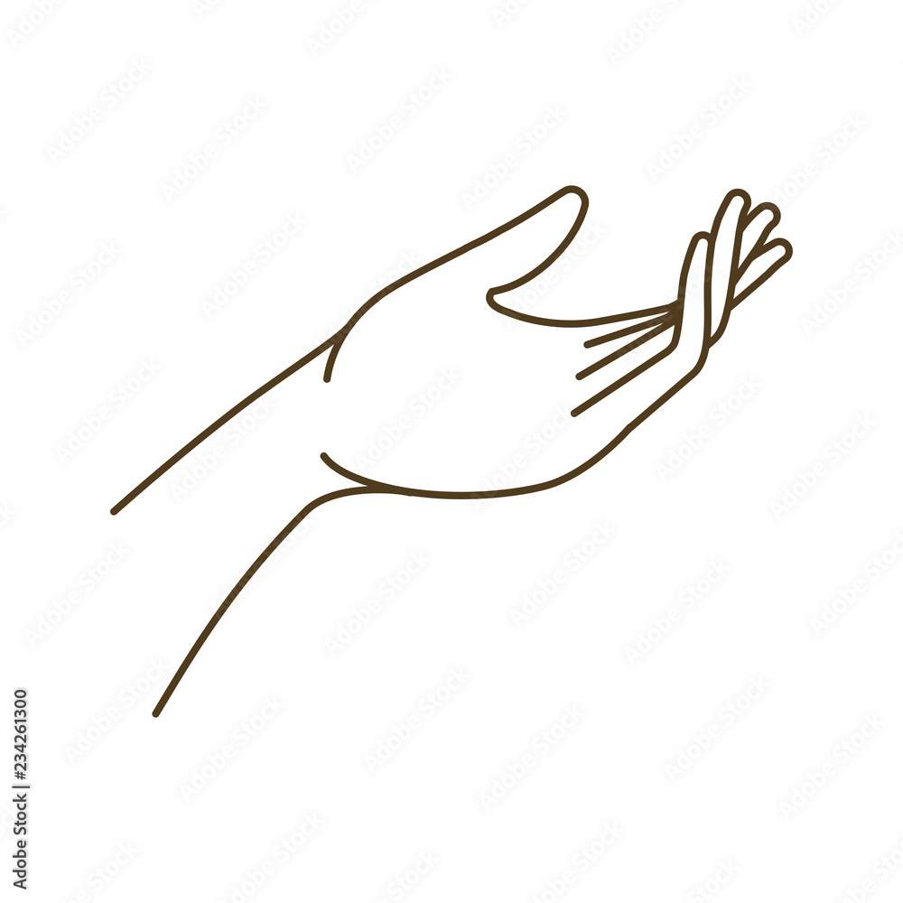 forearm with open hand avatar character forearm with open hand avatar character