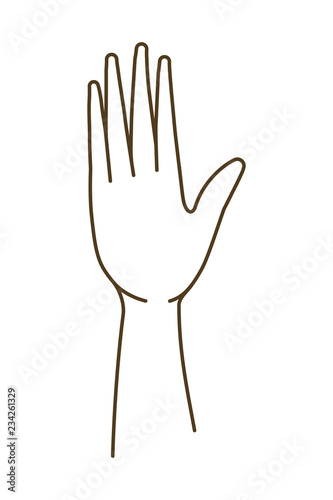 forearm with open hand avatar character
