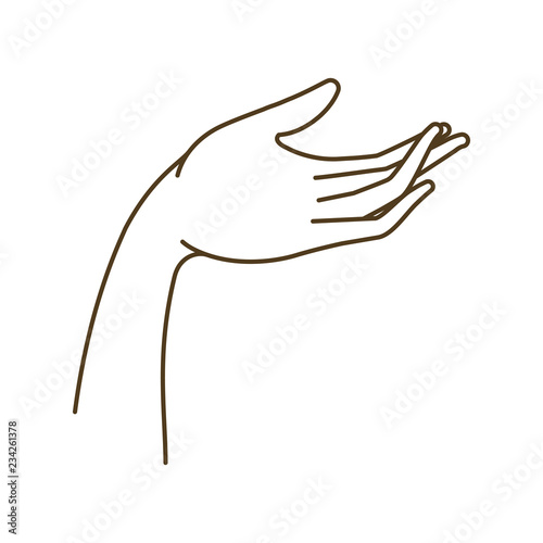 forearm with open hand avatar character