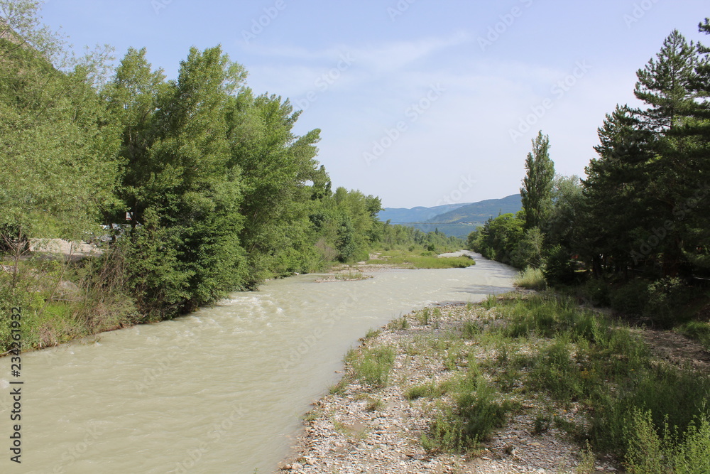 Fototapeta premium LE ROCHER DU CAIRE - SAINT MAY - DROME