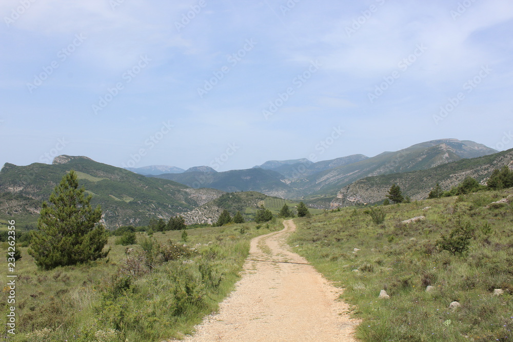 Naklejka premium LE ROCHER DU CAIRE - SAINT MAY - DROME