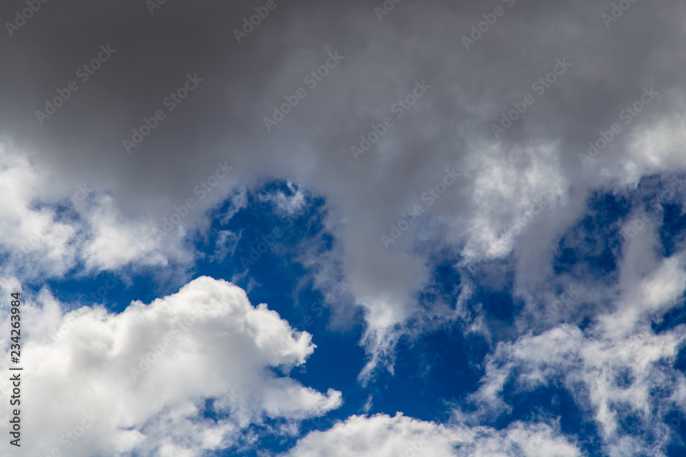Clouds against blue sky as abstract background Clouds against blue sky as abstract background