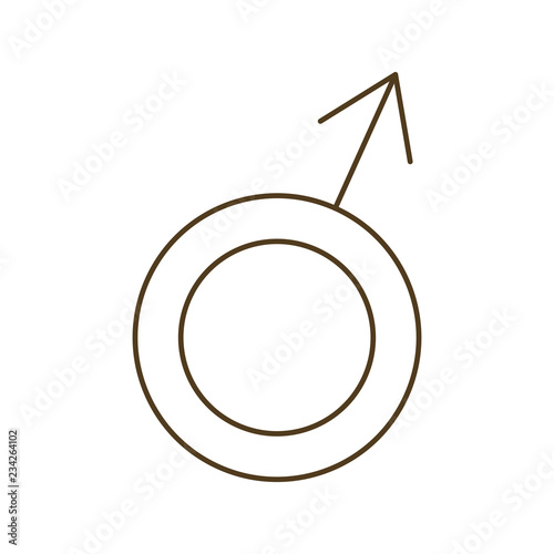 symbol of man isolated icon