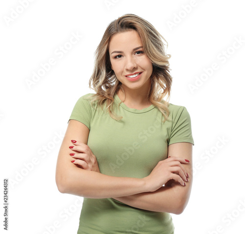Portrait of beautiful young...