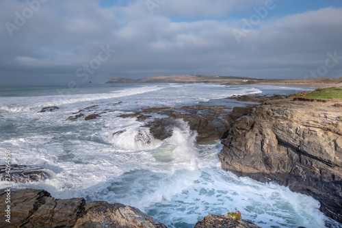 Constantine bay cornwall england uk  photo