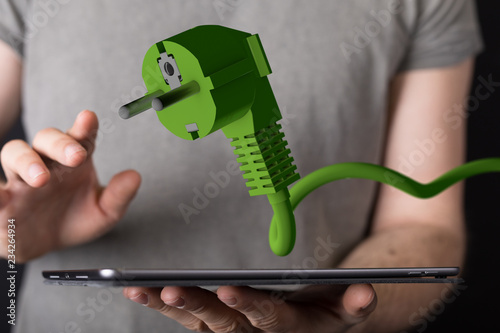 plug green