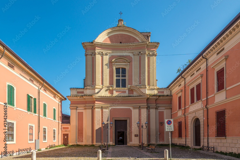 View at the Church of San Lorenzo in Cento - Italy