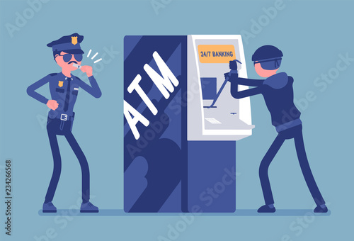 ATM hacking crime