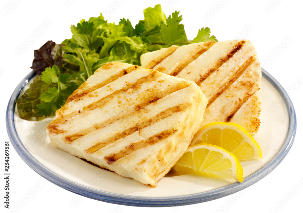 GRILLED HALLOUMI CUT OUT GRILLED HALLOUMI CUT OUT