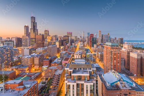 Chicago, Illinois, USA Skyline