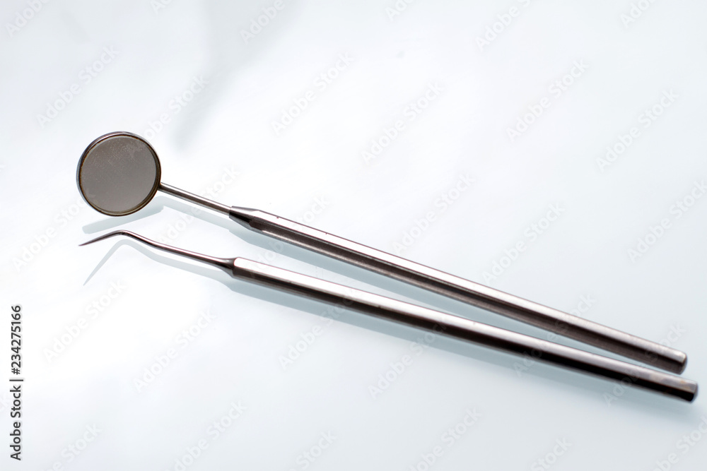 dentist mirror and dentist probe dentist mirror and dentist probe