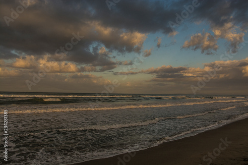 Castiglione della Pescaia Tuscany  Italy - sunrise at the beach