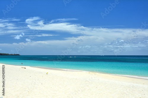 White sand beach on Grenada