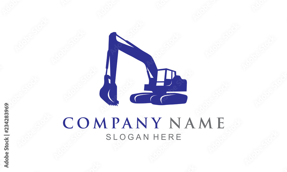 Back hoe company logo Back hoe company logo