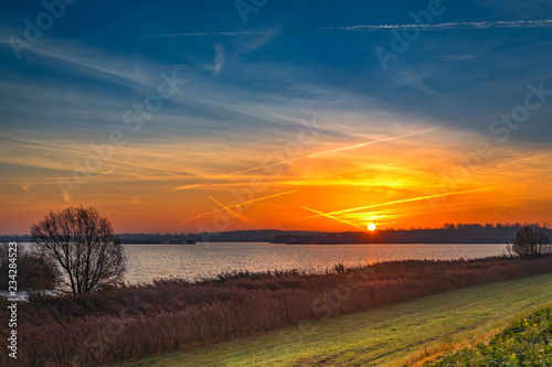 Sunrise in Holland photo