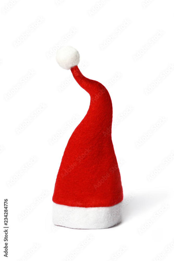 Santa hat isolated on white background Santa hat isolated on white background