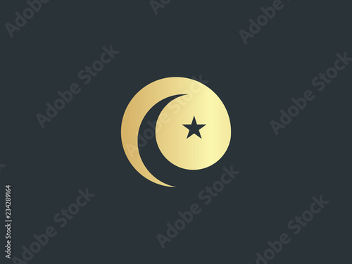 Crescent and star symbol