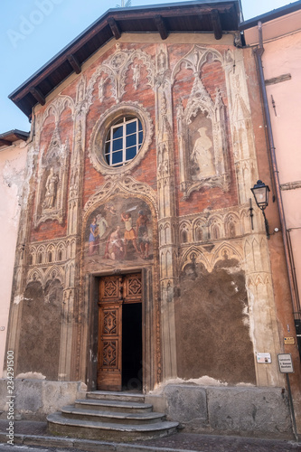 Demonte, Cuneo: historic city, church
