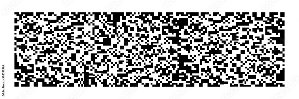 horizontal black qr code on white for pattern and background,vector illustration horizontal black qr code on white for pattern and background,vector illustration