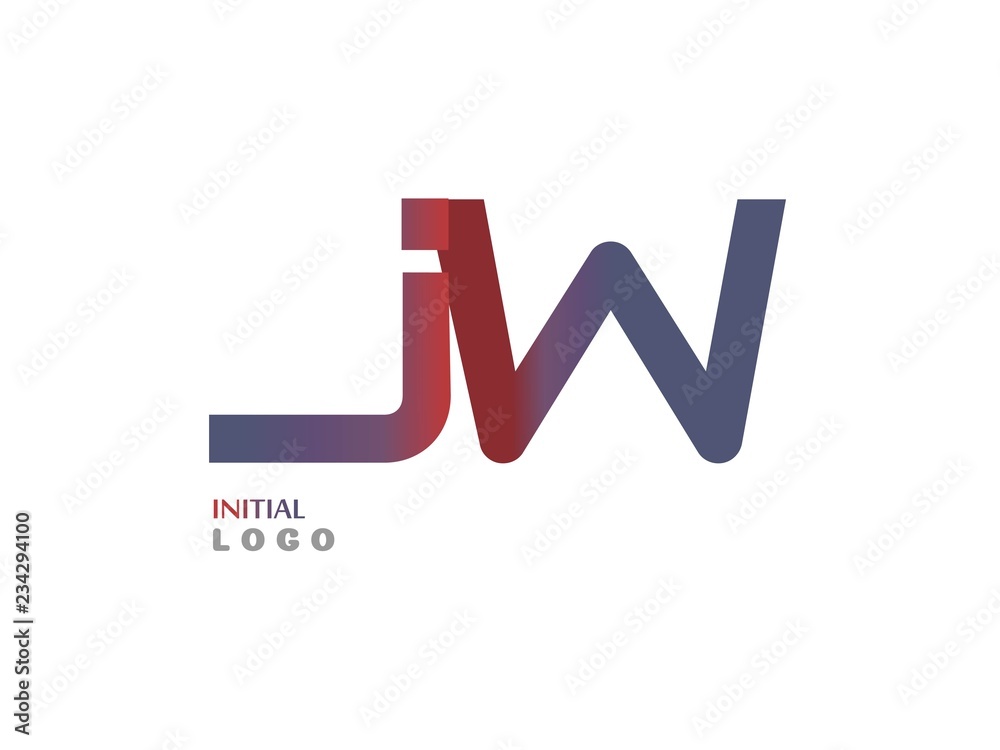 JW Initial Logo for your startup venture JW Initial Logo for your startup venture