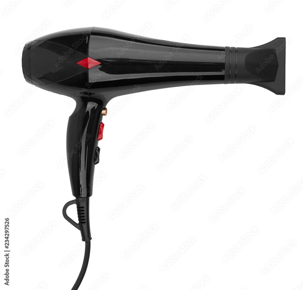Hair dryer isolated Hair dryer isolated