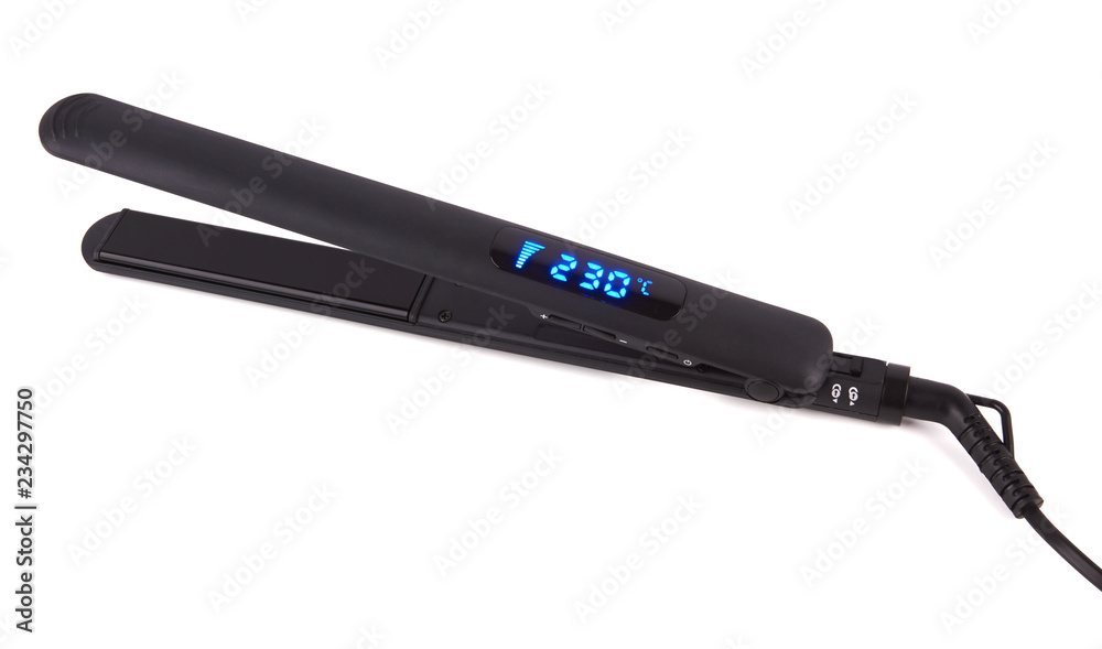 Hair straightener isolated Hair straightener isolated
