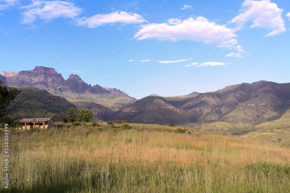 Fototapeta premium Vue sur le Drakensberg