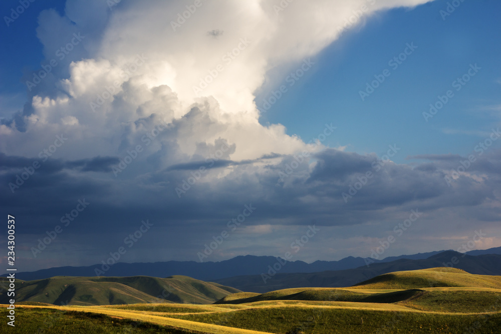 Fototapeta premium storm in the foothills