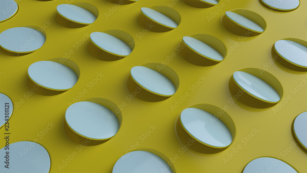 3d render abstract background with a simple geometric pattern from spheres and cylinders 3d render abstract background with a simple geometric pattern from spheres and cylinders