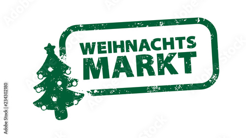 Stempel - Weihnachtsmarkt - Tannenbaum