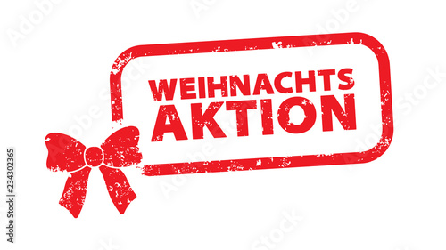 Stempel - Weihnachtsaktion - Schleife rot Geschenkschleife