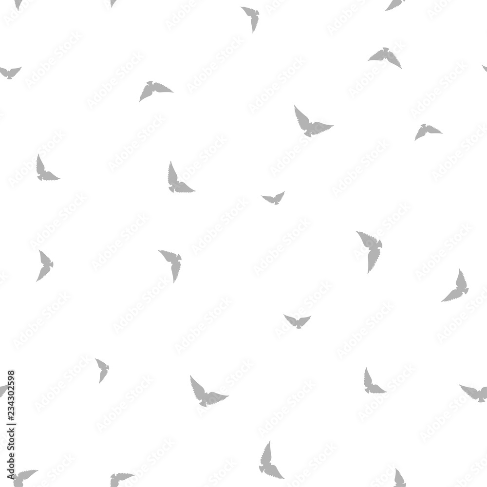 Fototapeta premium Bird seamless pattern