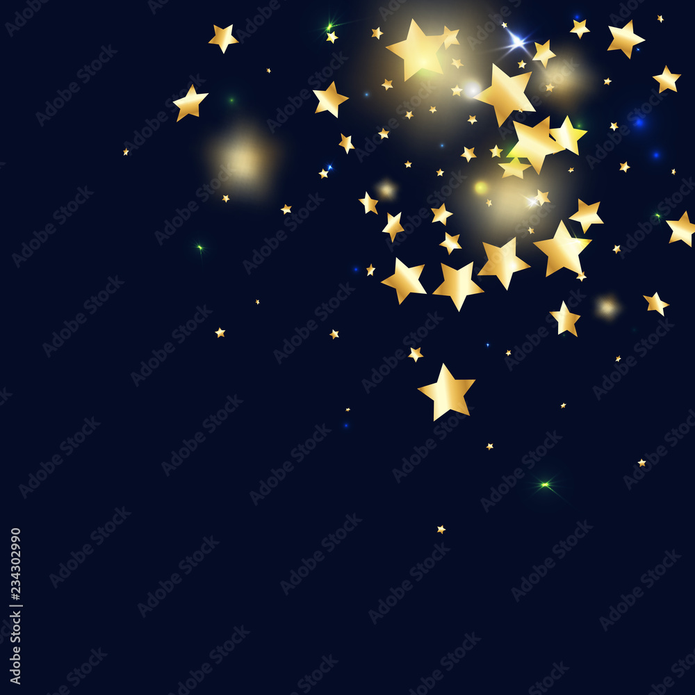Star falling confetti background. Star falling confetti background.