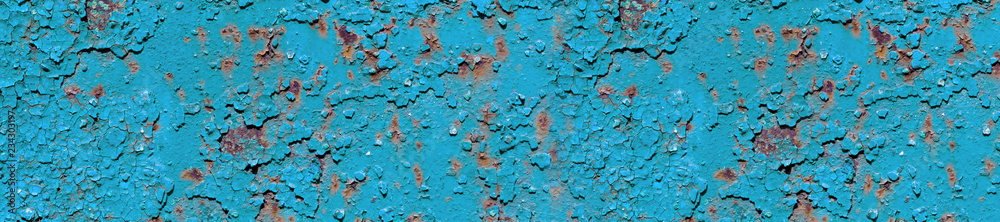 Obraz premium rusty background old painted metal texture