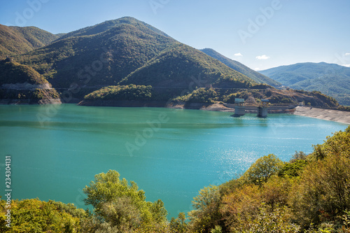 Dam of Zhinvali Reservoir