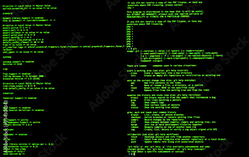 Command Line Interface Front View Terminal Command Cli Unix Bash Shell Stock 写真 Adobe Stock