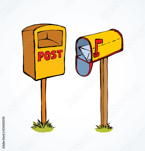 Mailbox. Vector drawing