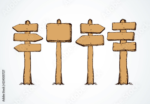 Frame pointer. Vector drawing