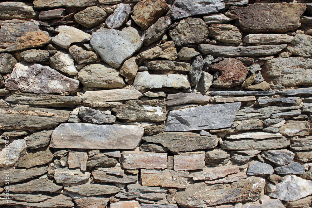 Stone wall surface texture close up detail Stone wall surface texture close up detail