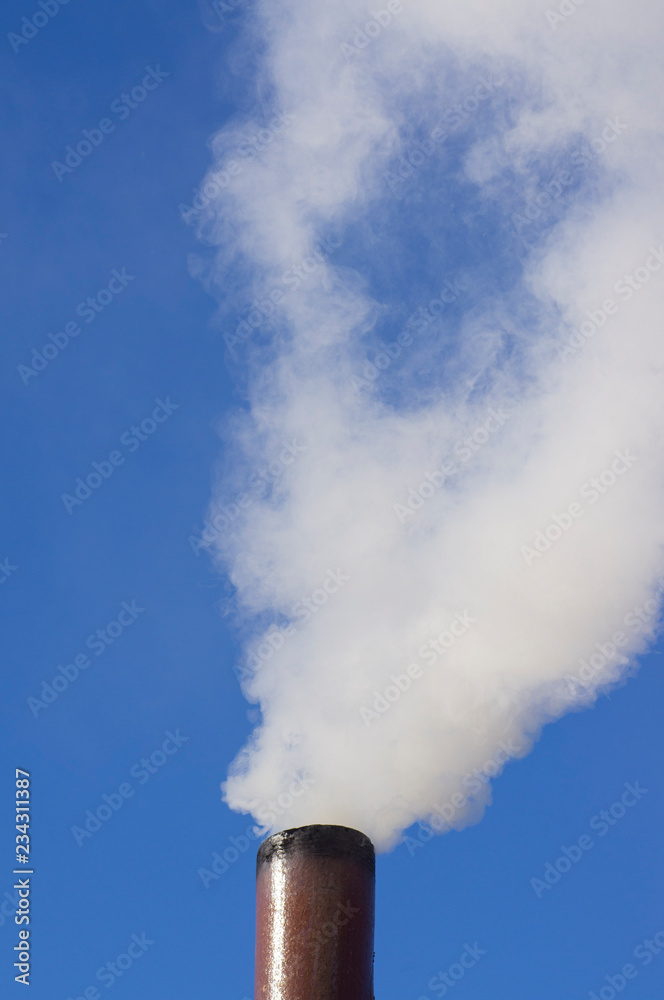smoke from the chimney