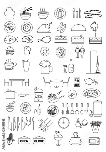 vintage food and drink vector