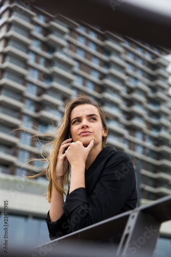 Portrait of young businessw...