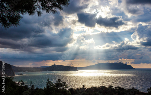 Dawn in Crimea, Black sea, Noviy Svet © Igor Luschay