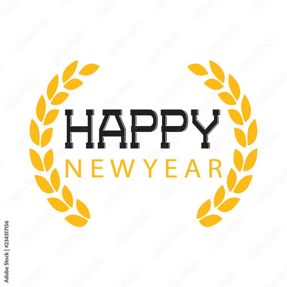 Fototapeta premium Happy new year