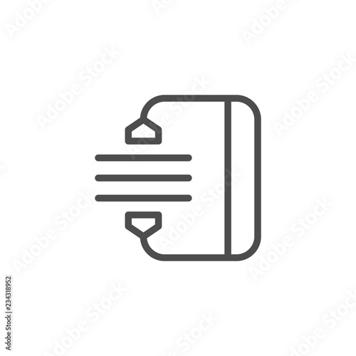 Archiving line icon