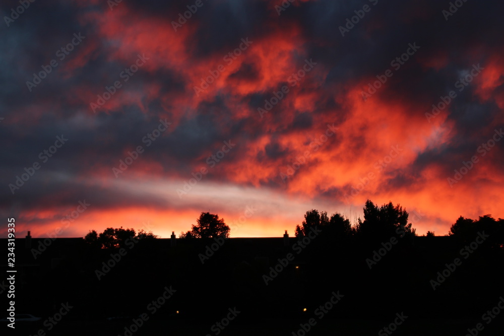 Obraz premium sunset in the sky