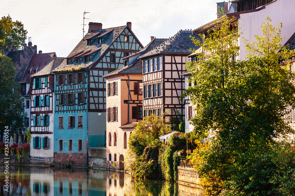 Old traditional houses in Strasbourg