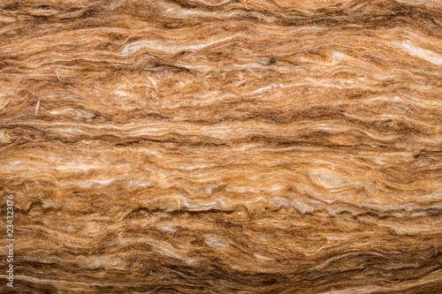 Mineral wool, laid in several layers. Background Texture photo